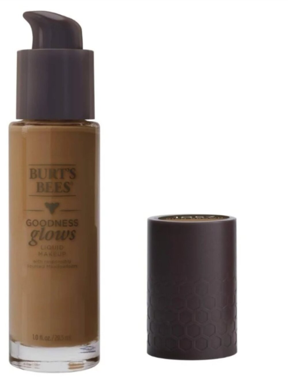 Burt's Bees Goodness Glows Liquid Foundation Rich Brown 1057
